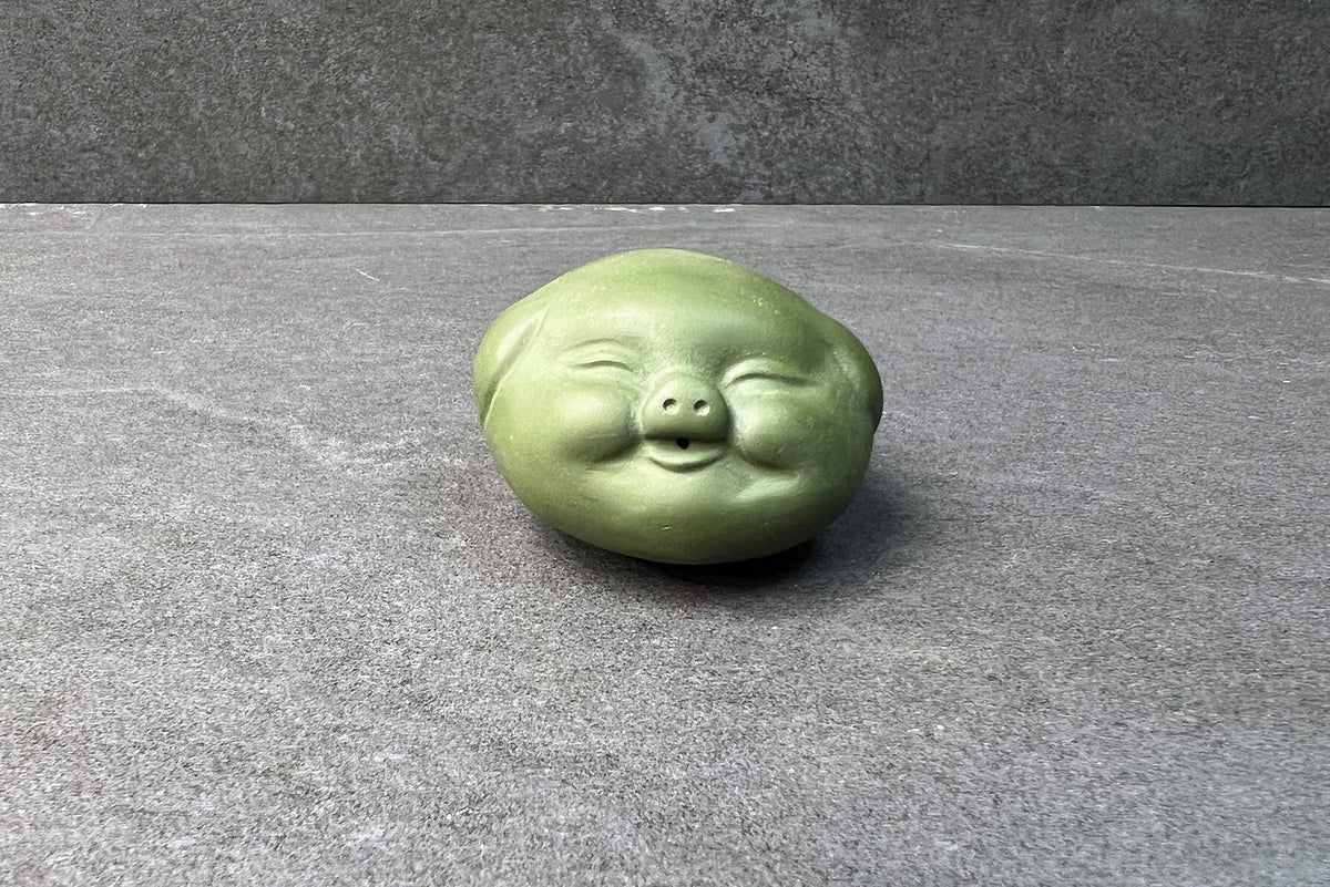 Green Pig Tea Pet
