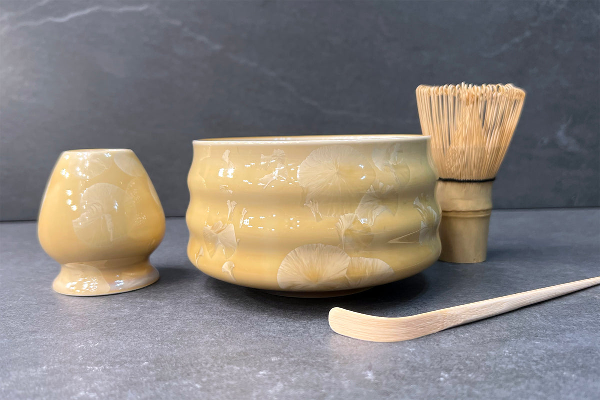 Crystal Yellow Matcha Tea Set