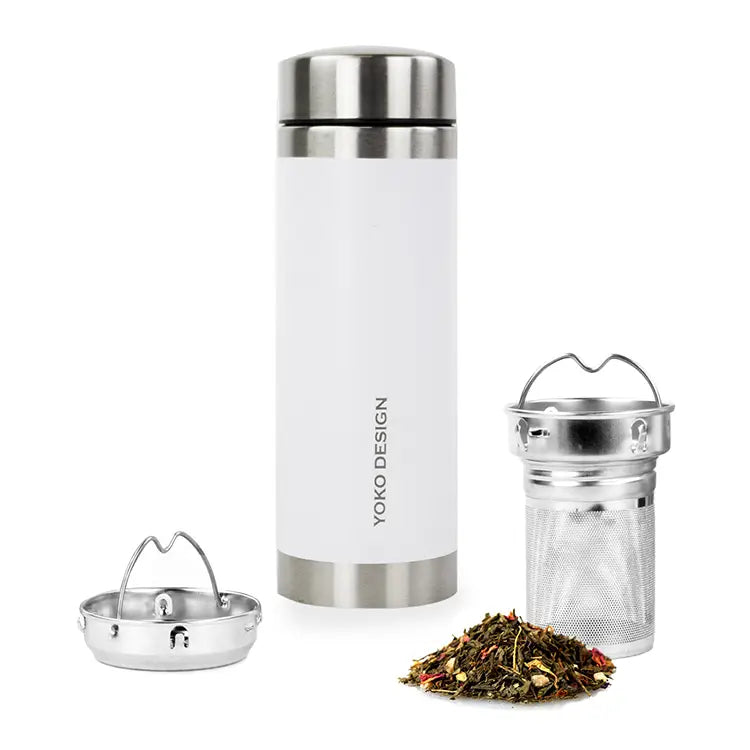 Libertea White Thermos Tea Infuser 350ml