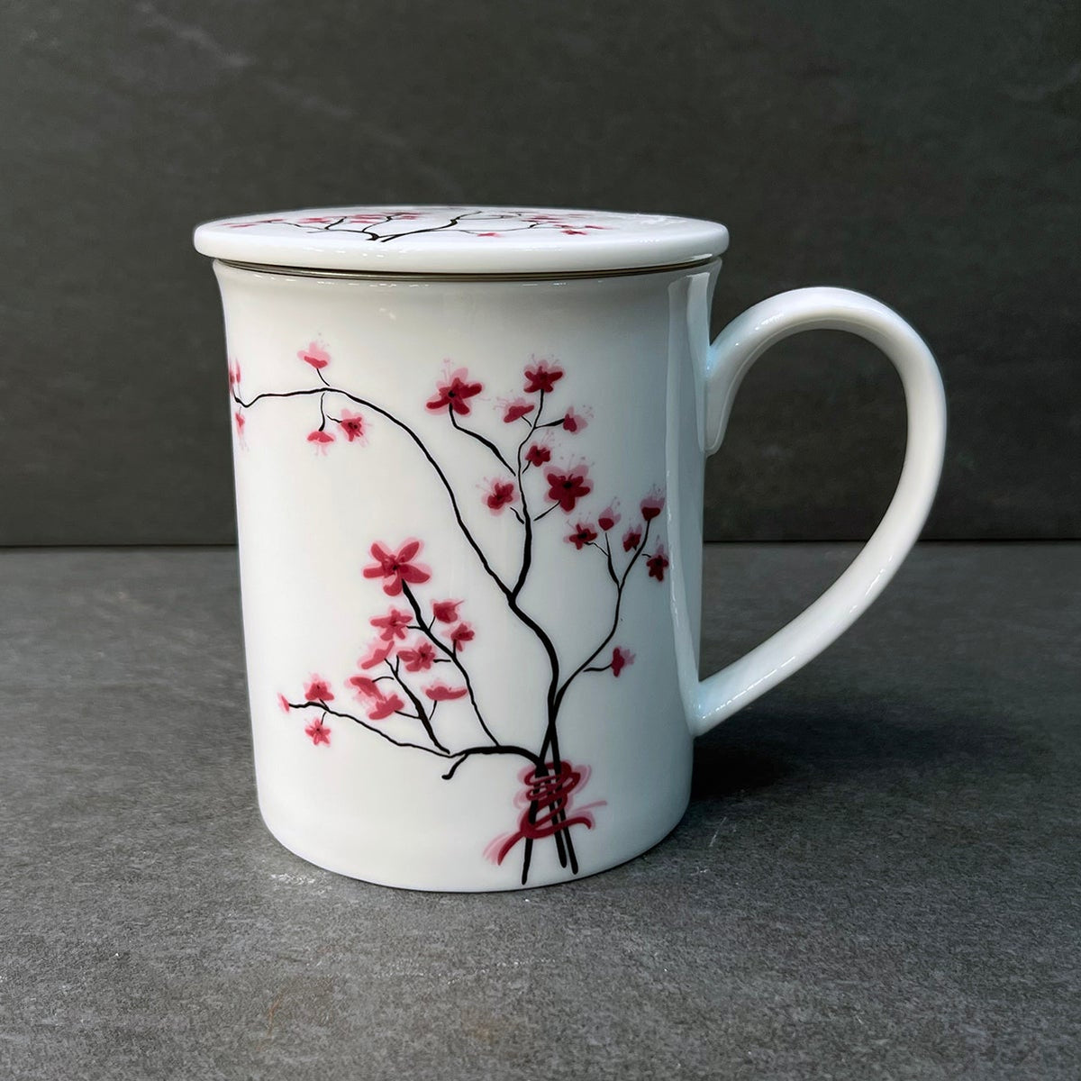 Cherry Blossom Infuser Mug 500ml