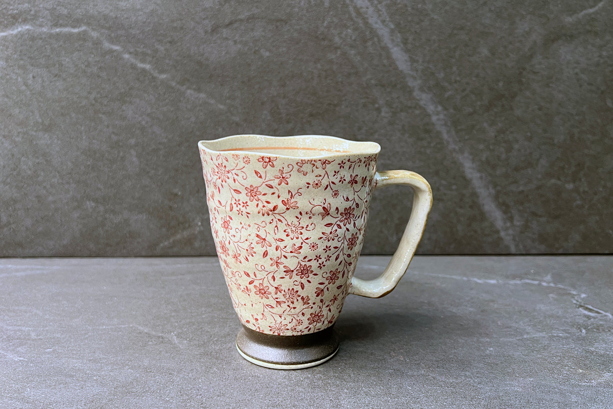 Kaguro Pink Japanese Mug 0.4L