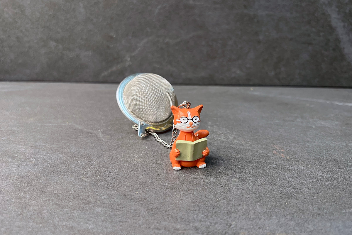Oskar Studious Cat Infuser Tea Ball