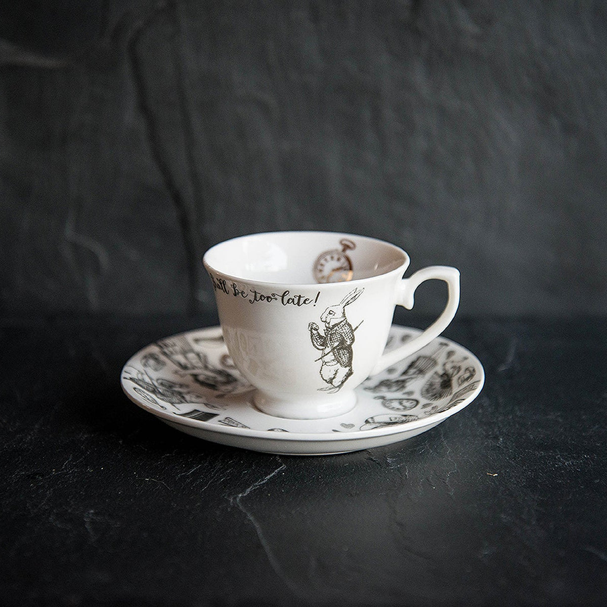 Alice In Wonderland Espresso Cup And Saucer V&A