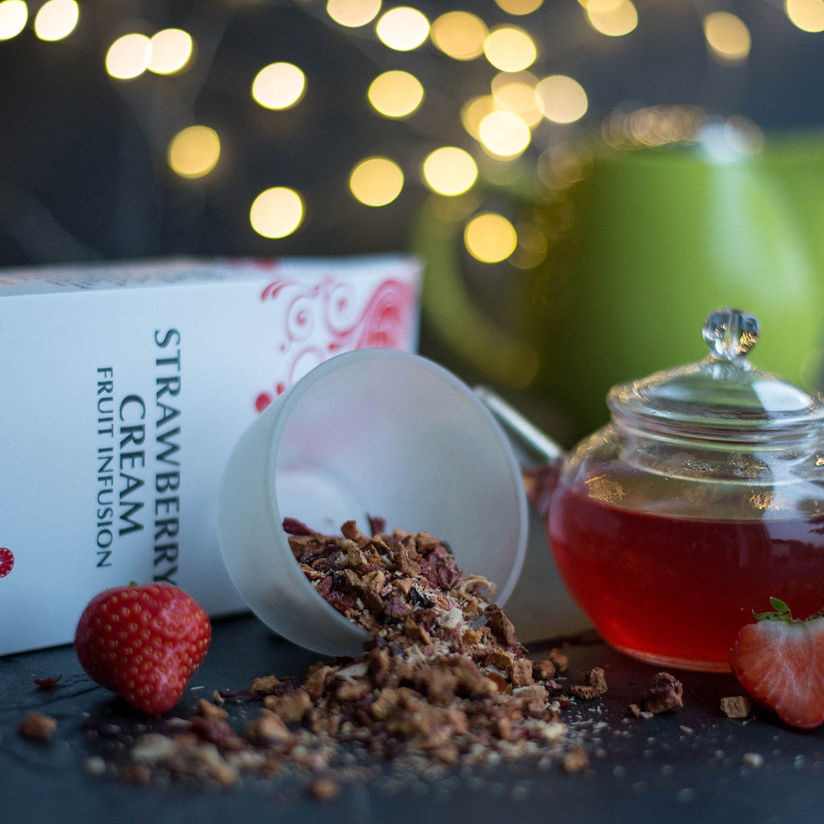 Strawberry Cream Fruit Infusion Tea