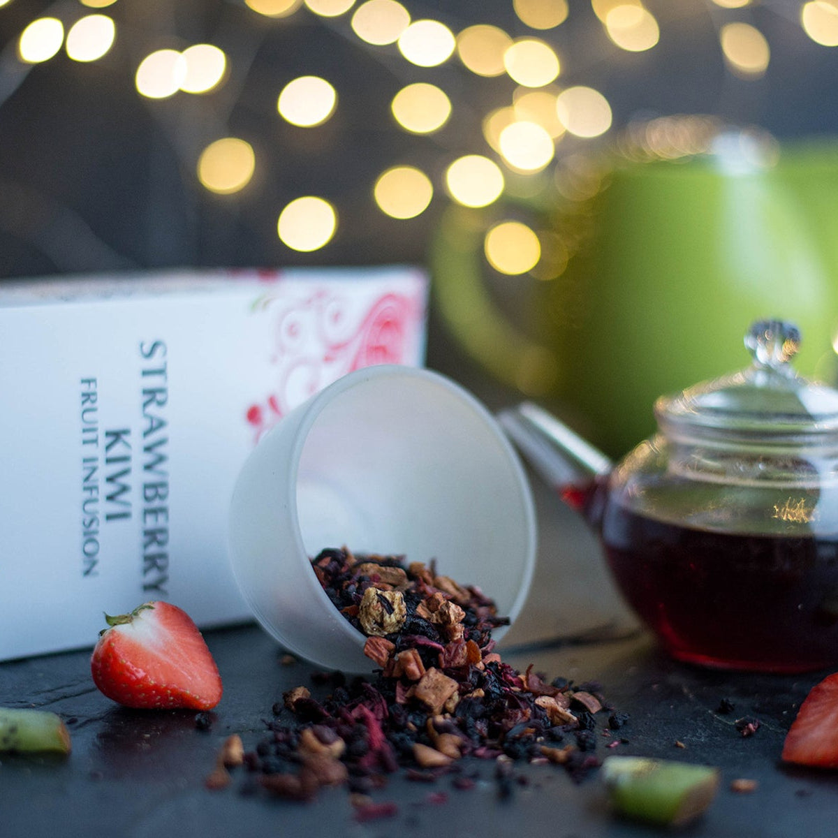 Strawberry Kiwi Fruit Infusion Tea