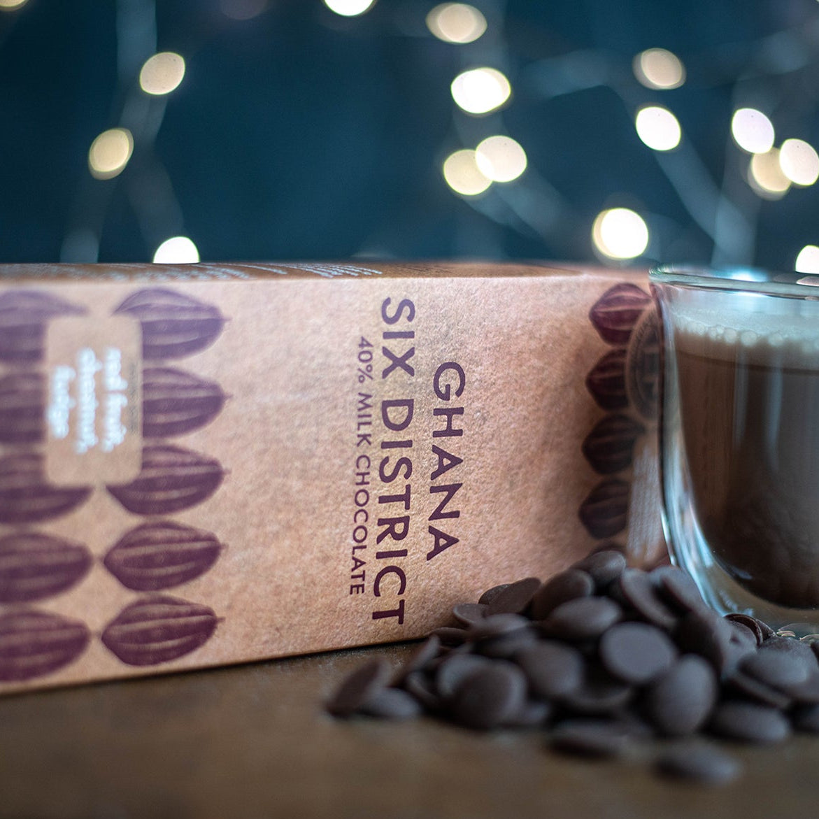 Ghana Six Districts Milk Chocolate Buttons 40%