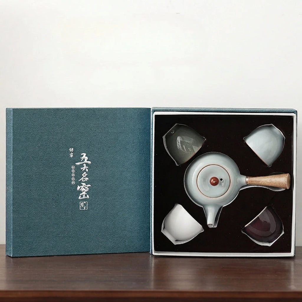 Four Seasons Celadon Traditional Gongfu Tea Set