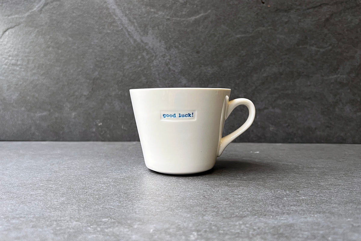 Good Luck Typewriter Mug