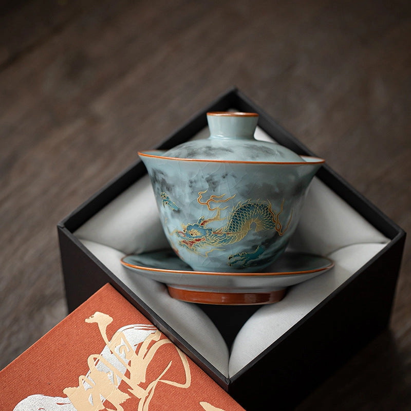 Sky Dragon Celadon Gaiwan