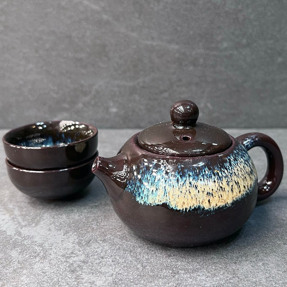 Black Glaze Traditional Chinese Gong Fu Tea Set