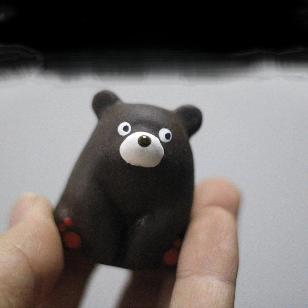 Black Bear Tea Pet Traditional Yixing Clay
