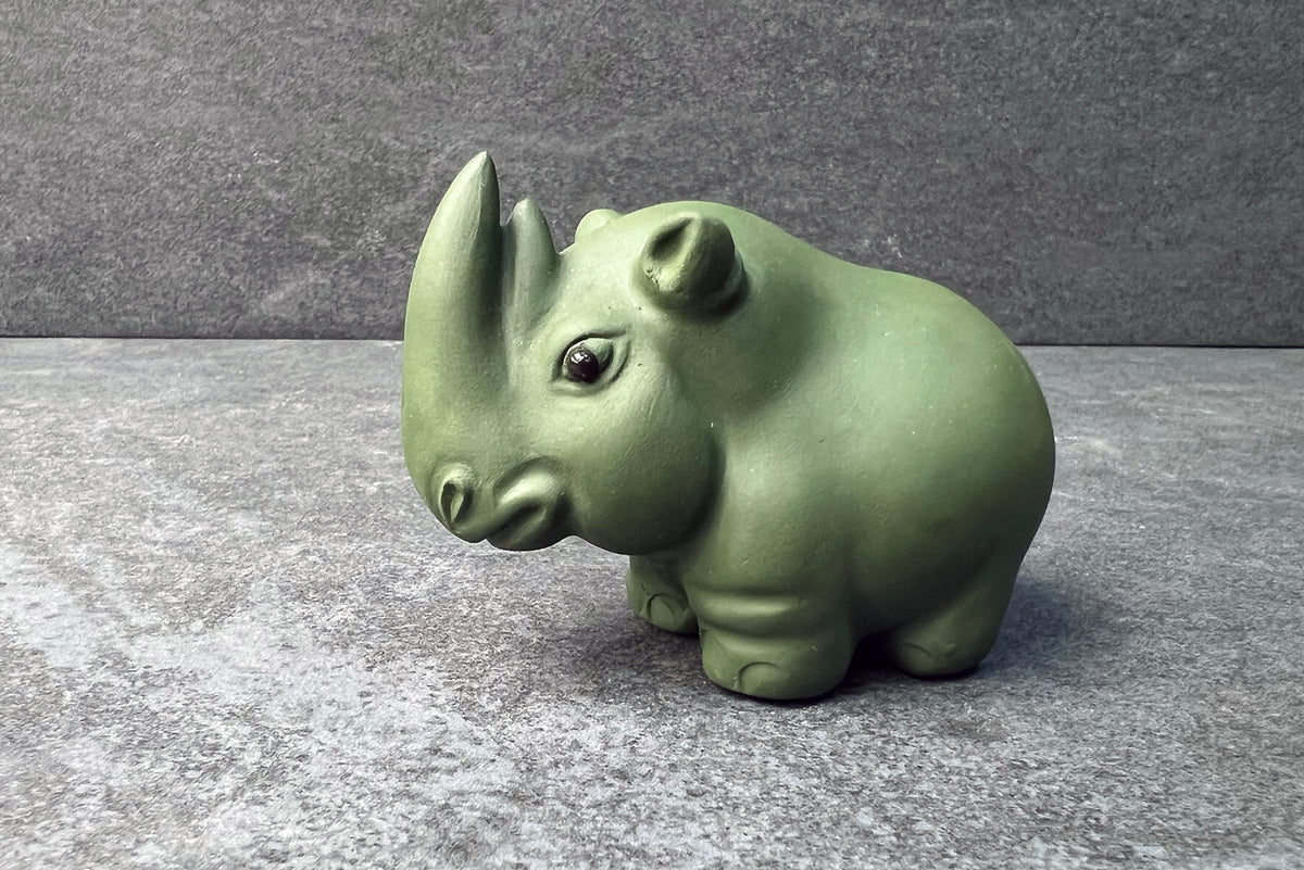 Green Rhino Tea Pet Traditional Yixing Clay