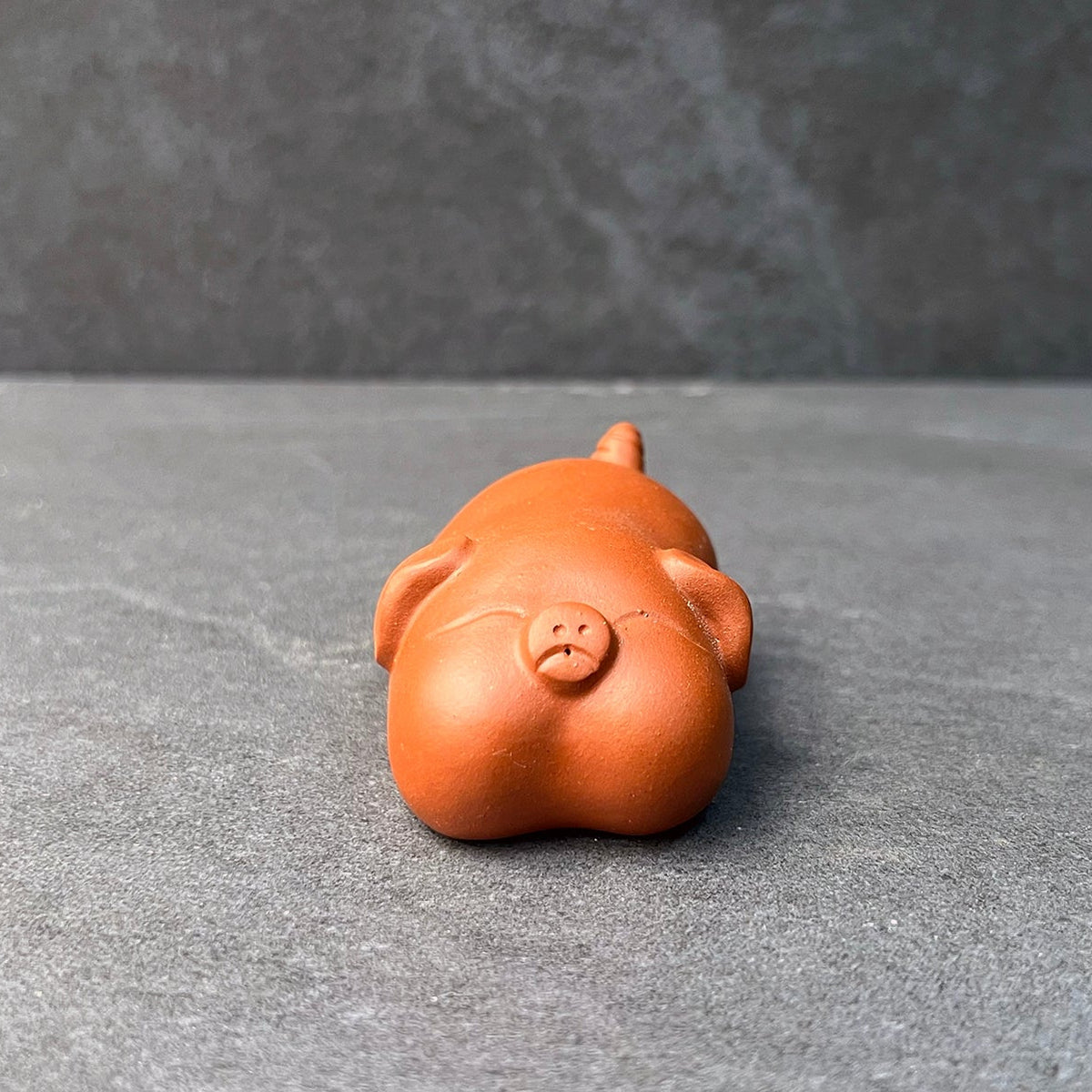 Brown Pig Tea Pet