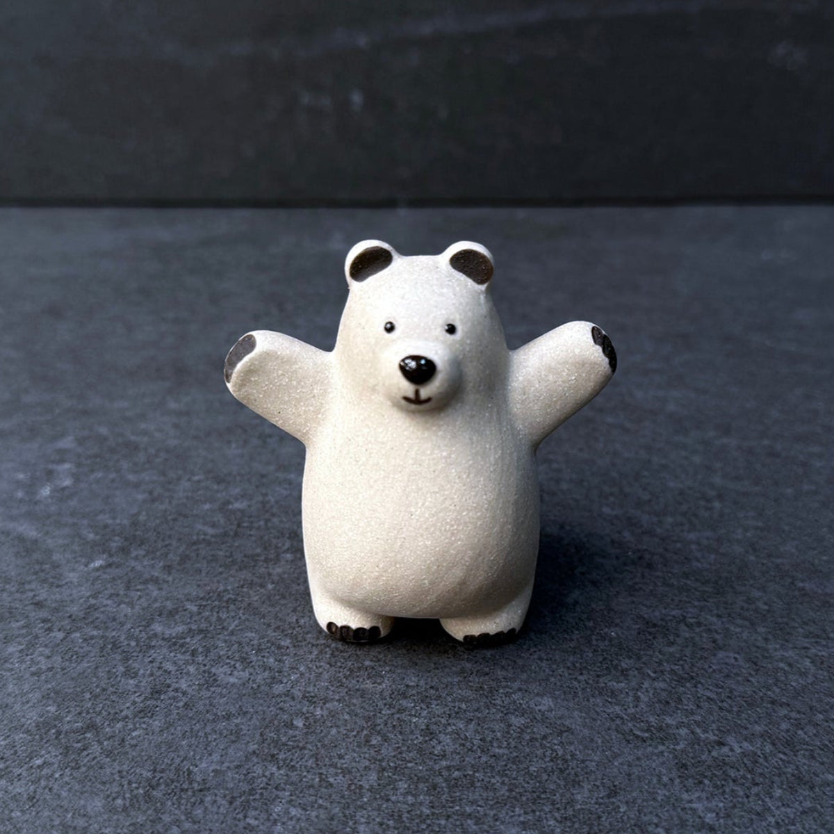 Baby Polar Bear Tea Pet Traditional Yixing Clay