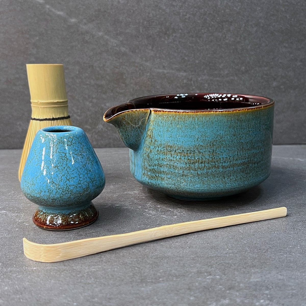 Lake Blue Matcha Tea Set
