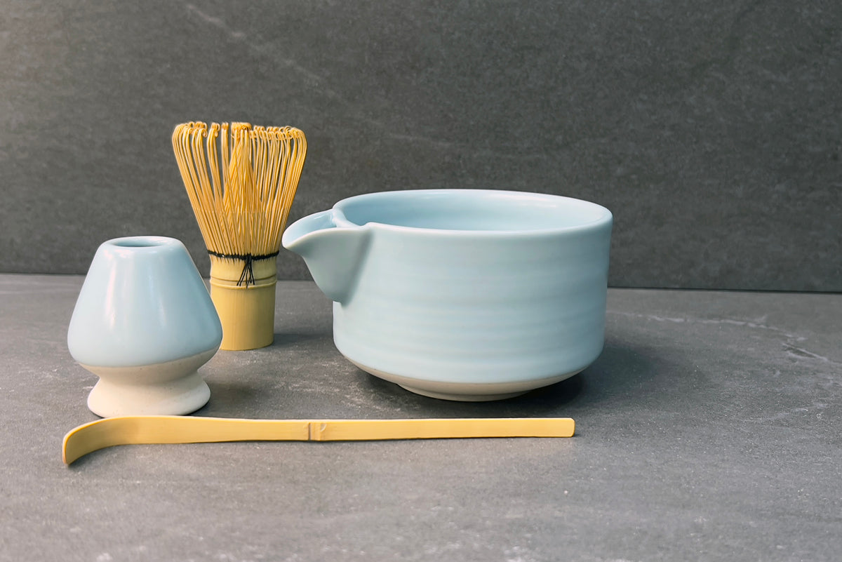 Sky Blue Matcha Tea Set