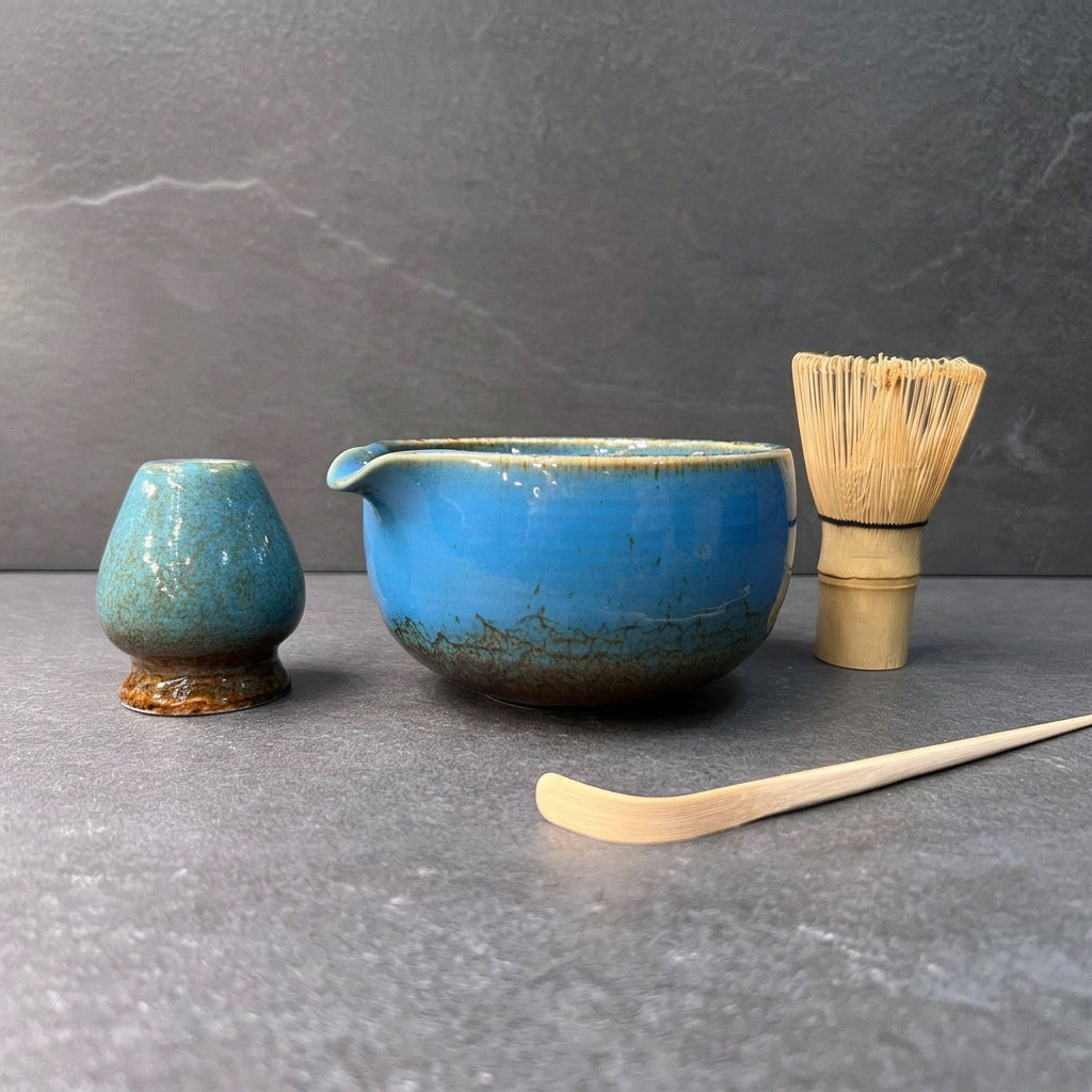 Blue Oxide Matcha Tea Set