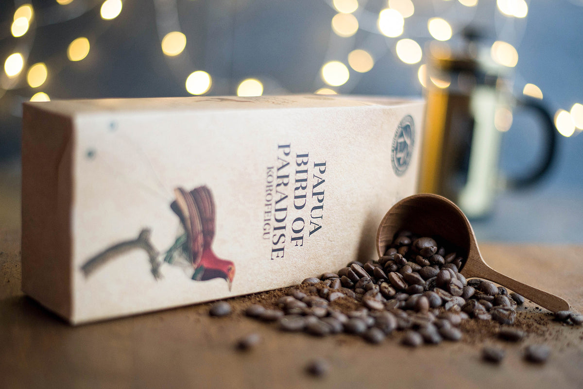 PAPUA BIRD OF PARADISE GREEN COFFEE