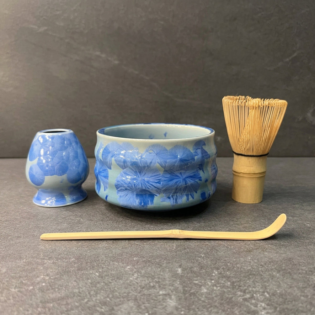 Crystal Blue Matcha Tea Set