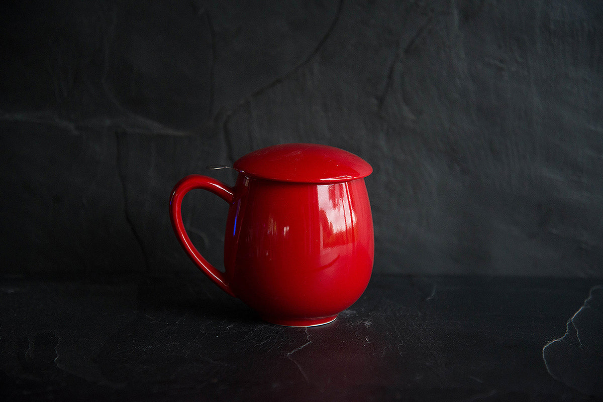 Zaara Red Infuser Mug