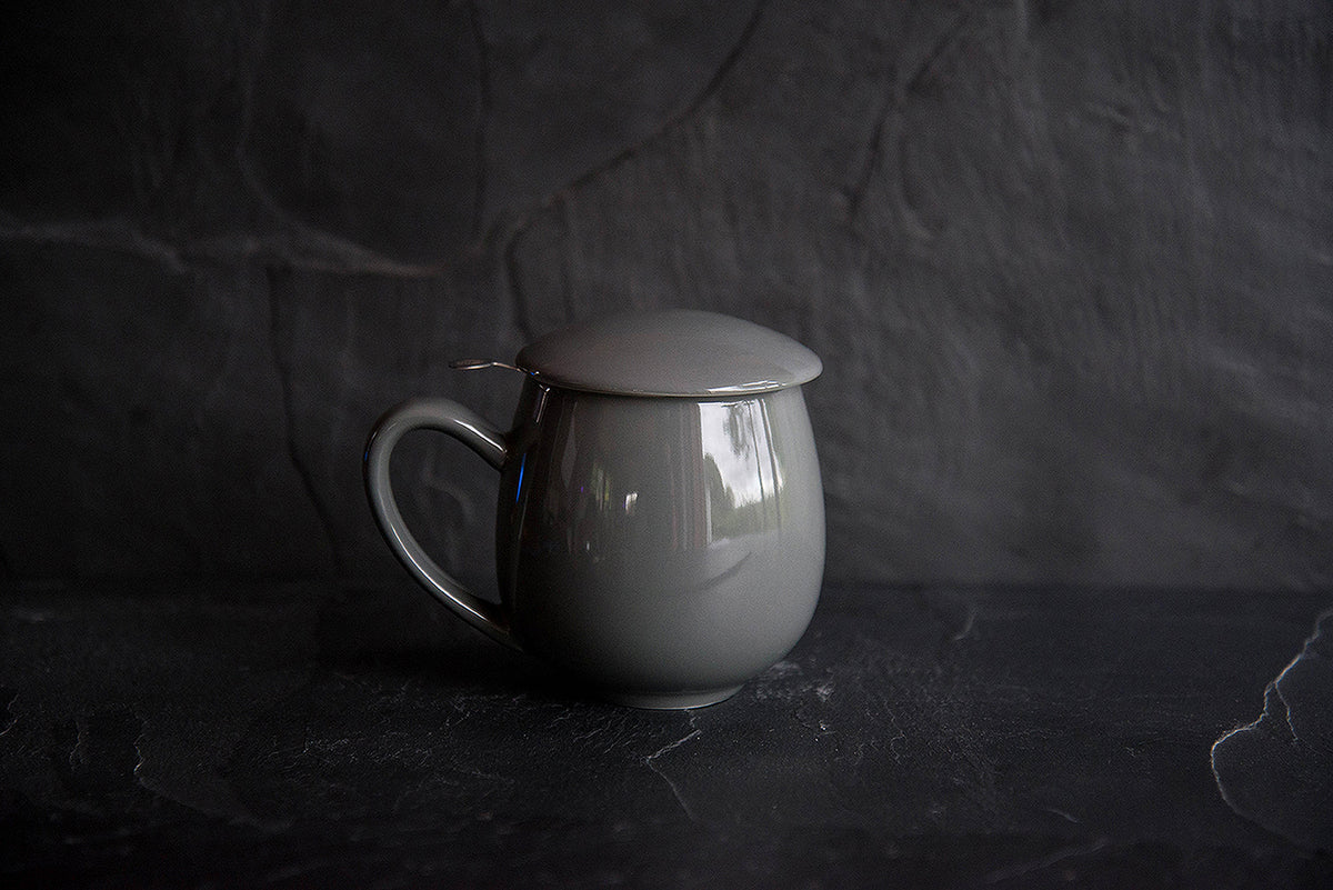Zaara Grey Infuser Mug