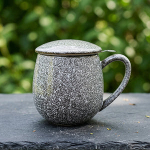 Zaara Reactive Grey Infuser Mug