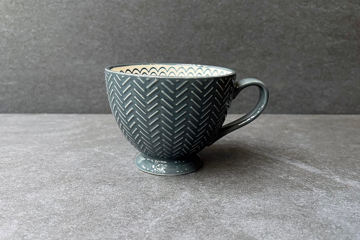 Kendra Ceramic Cup Blue