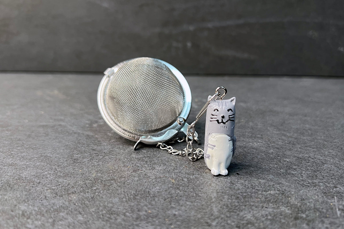 Murphy The Grey Cat Infuser Tea Ball