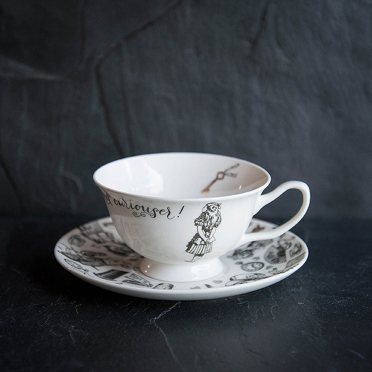 Alice In Wonderland Cup and Saucer V&A Alice