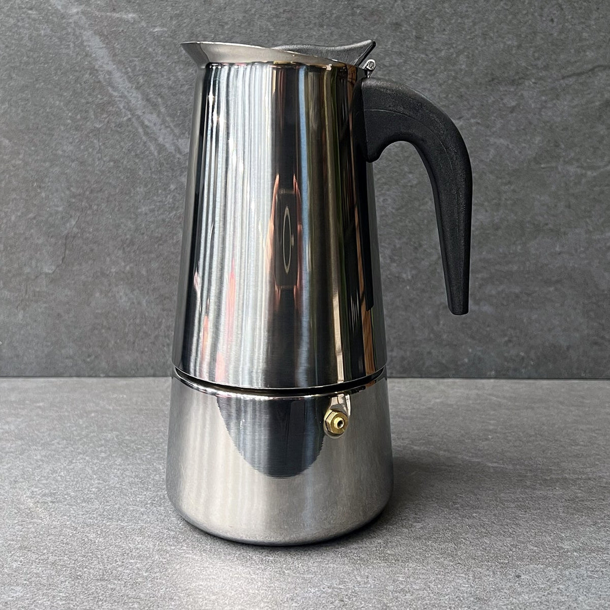 Copper Moka Stainless Steel Espresso Maker 10-Cup