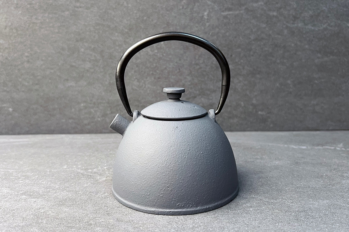 Mini Navan Slate Grey Cast Iron Teapot 0.35L