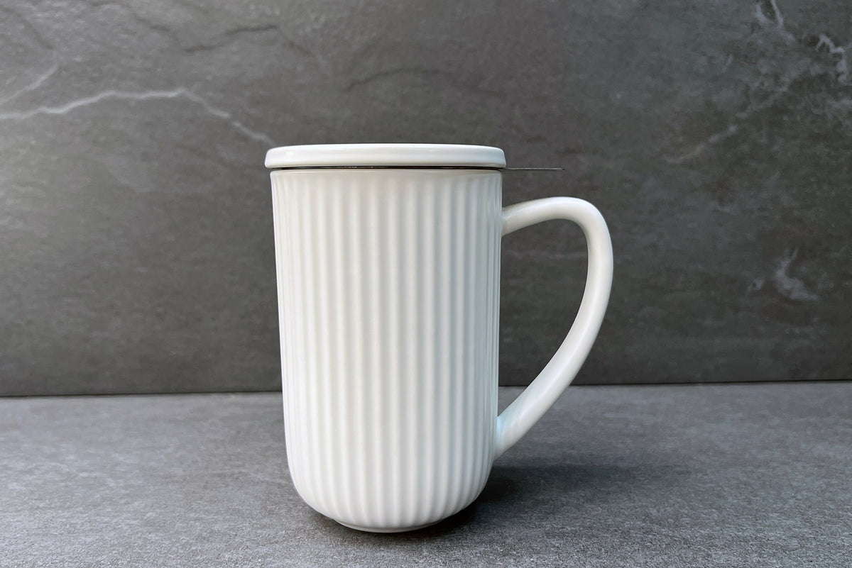 Hi! White Infuser Mug 600ml