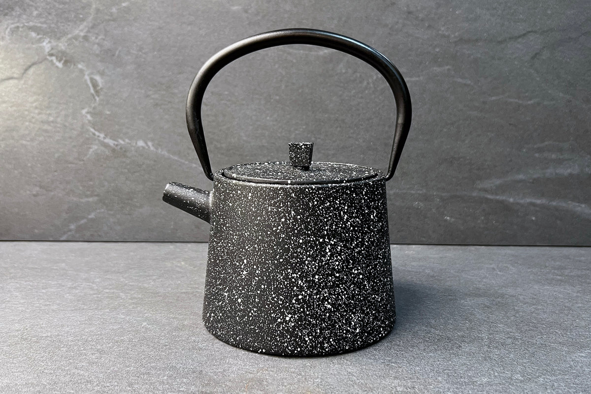 Sheng Black Mottled Cast Iron Teapot