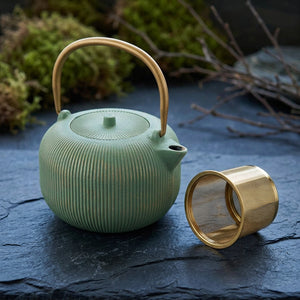 Yichu Green Gold Cast Iron Teapot 0.8L