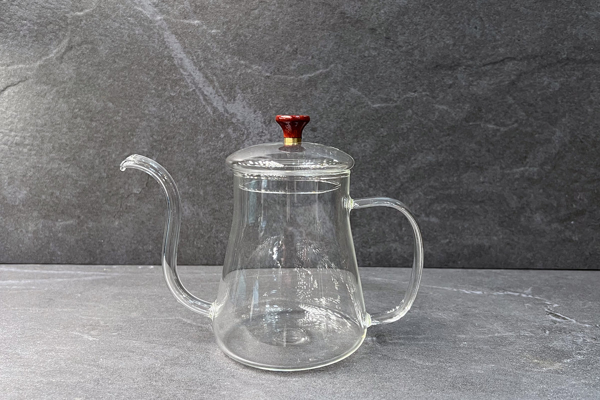 Gooseneck Glass Infuser Teapot/Kettle 650ml