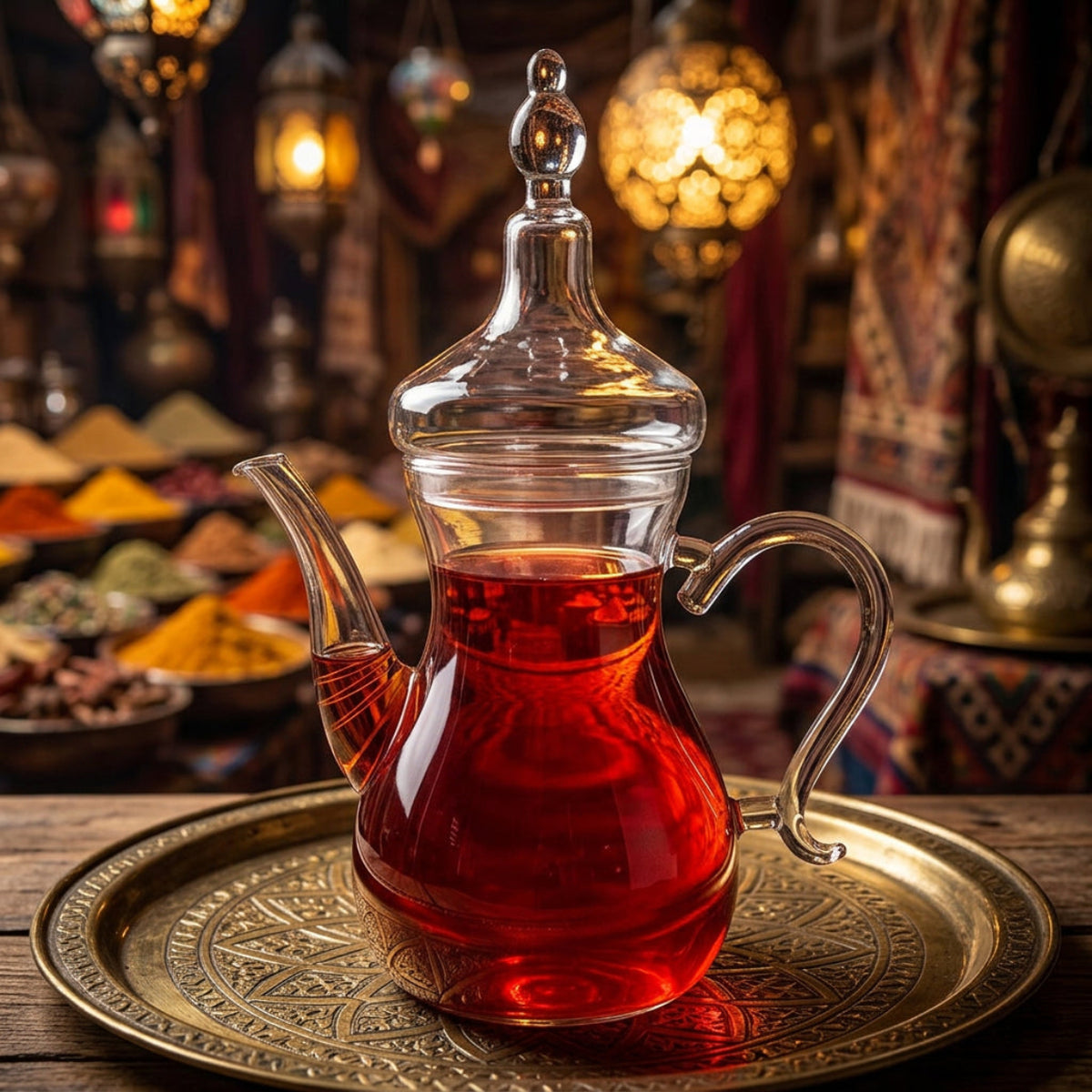Aladdin Glass Infuser Teapot 900ml
