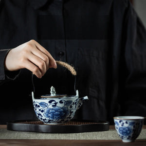 Blue Garden Traditional Teapot 210ml