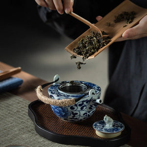 Blue Garden Traditional Teapot 210ml