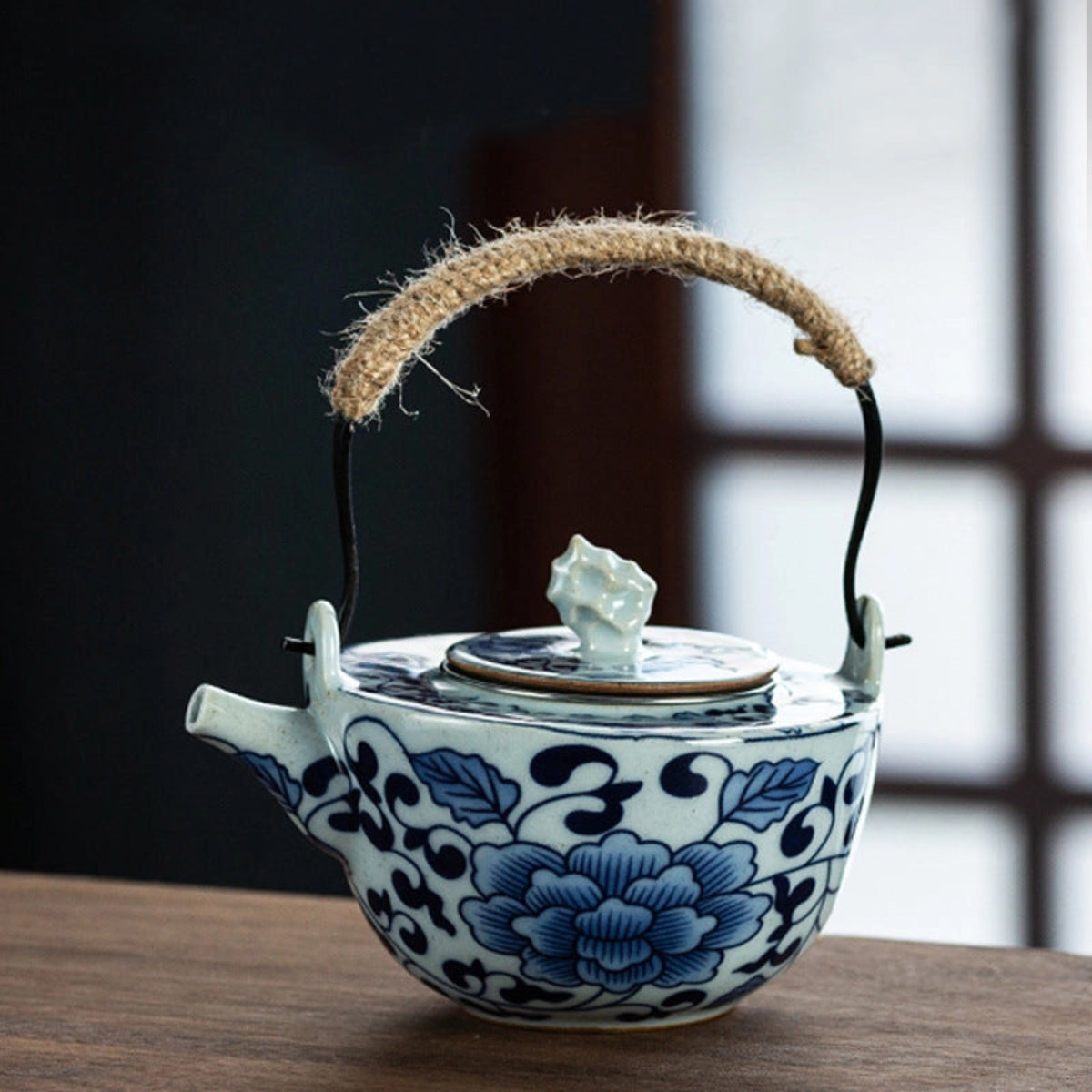Blue Garden Traditional Teapot 210ml