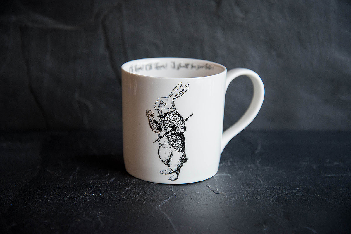 White Rabbit Mug V&A Alice In Wonderland