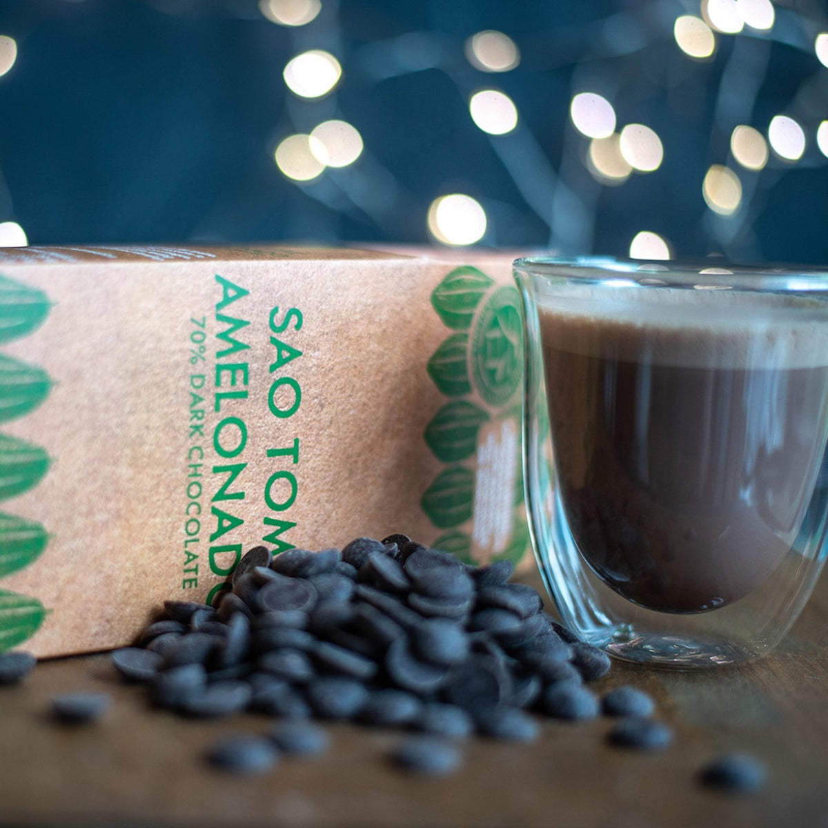Sao Tome Amelonado Dark Chocolate Buttons 70%