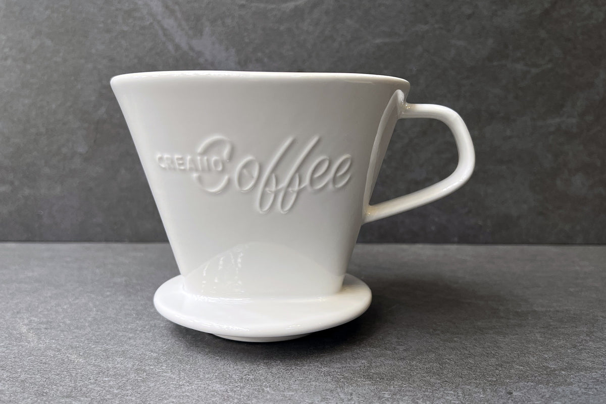Pour Over Coffee Filter Holder White