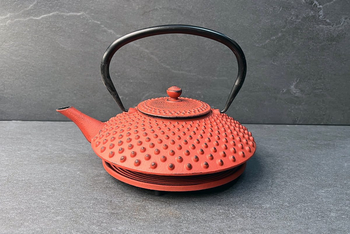 Kambin Cast Iron Teapot Red 1L