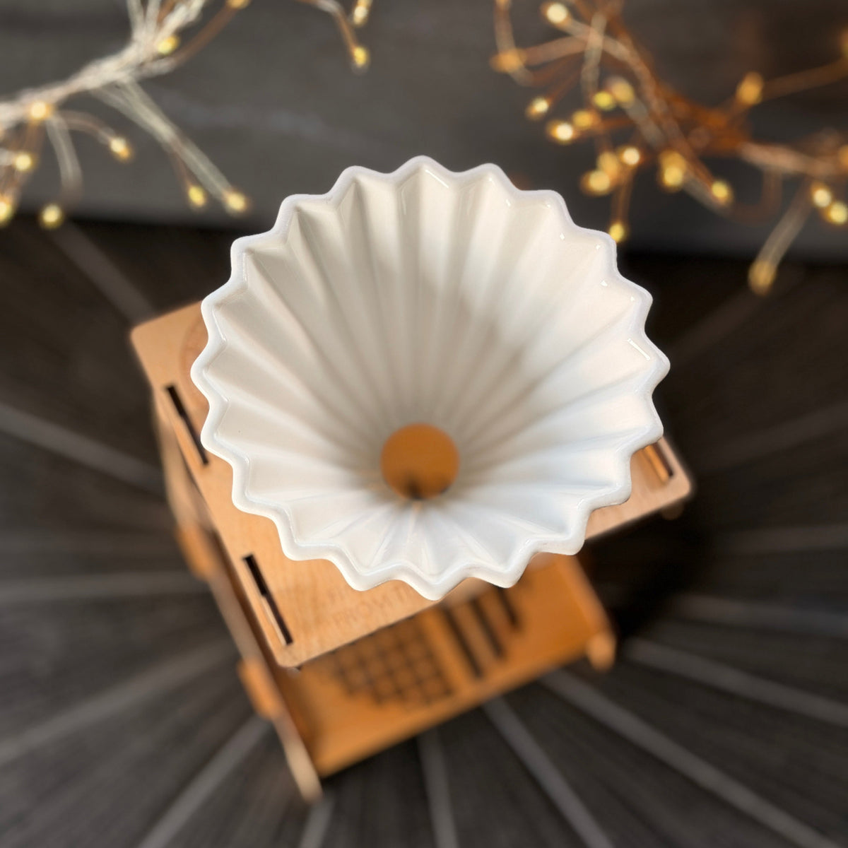 White Star Porcelain Pour-Over Coffee Dripper