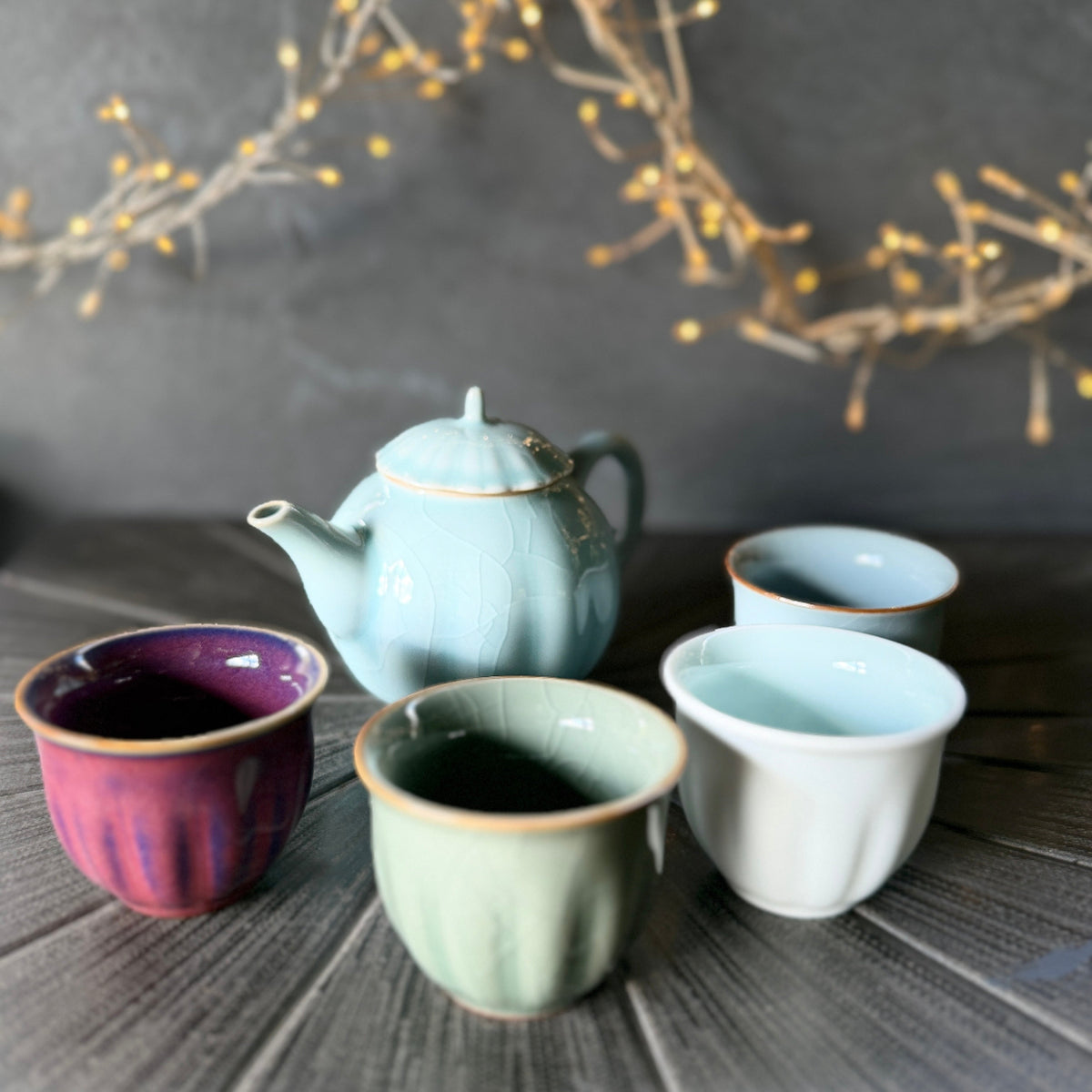 Ru Porcelain Traditional Gongfu Tea Set