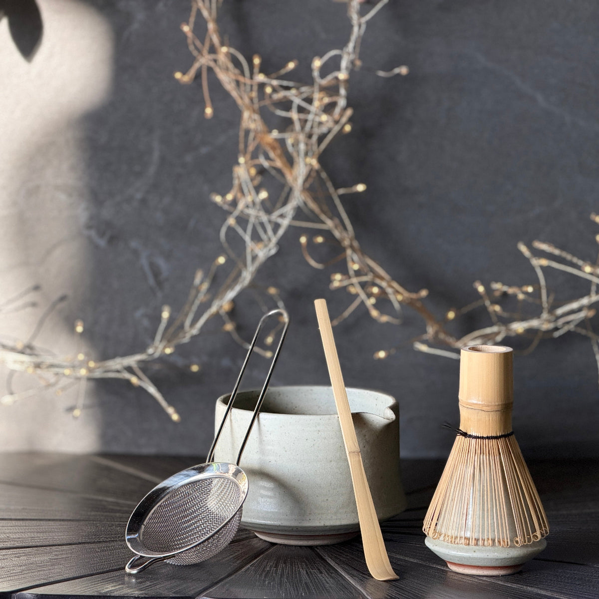 Snow Stone Matcha Tea Set