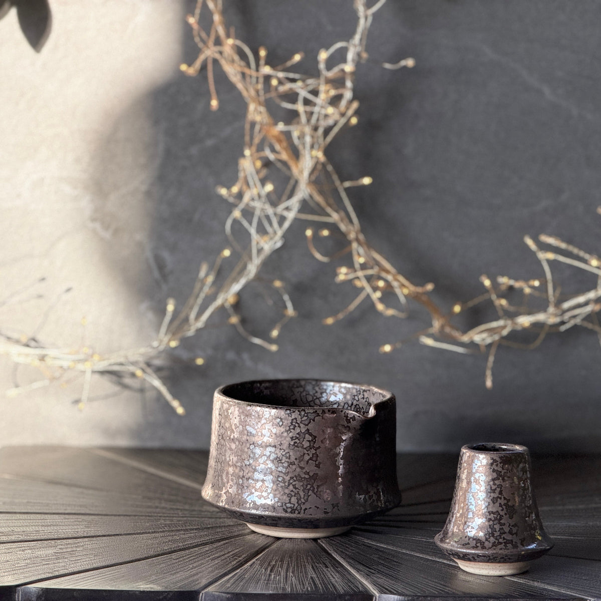 Ember Stone Matcha Tea Set