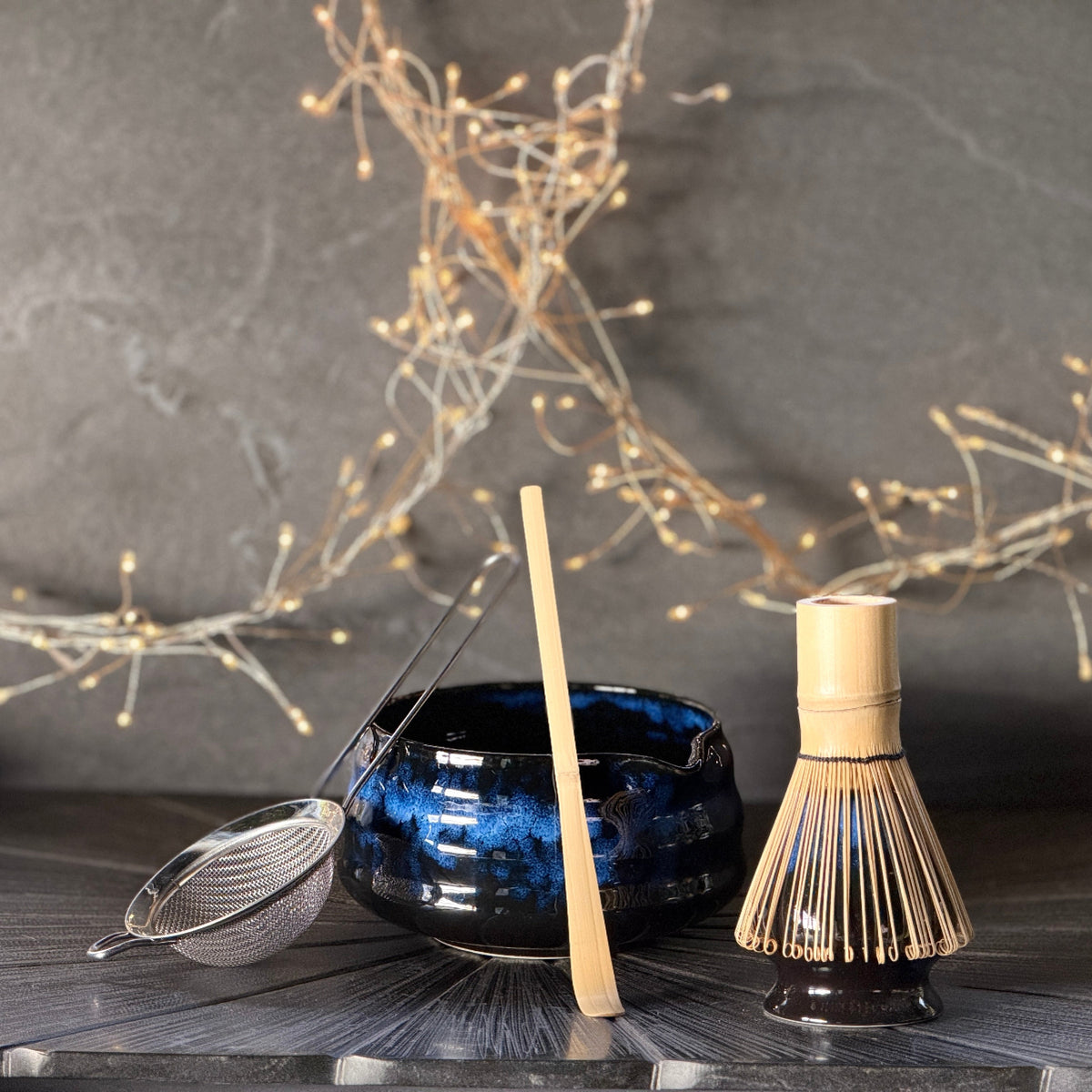 Midnight Blue Matcha Tea Set