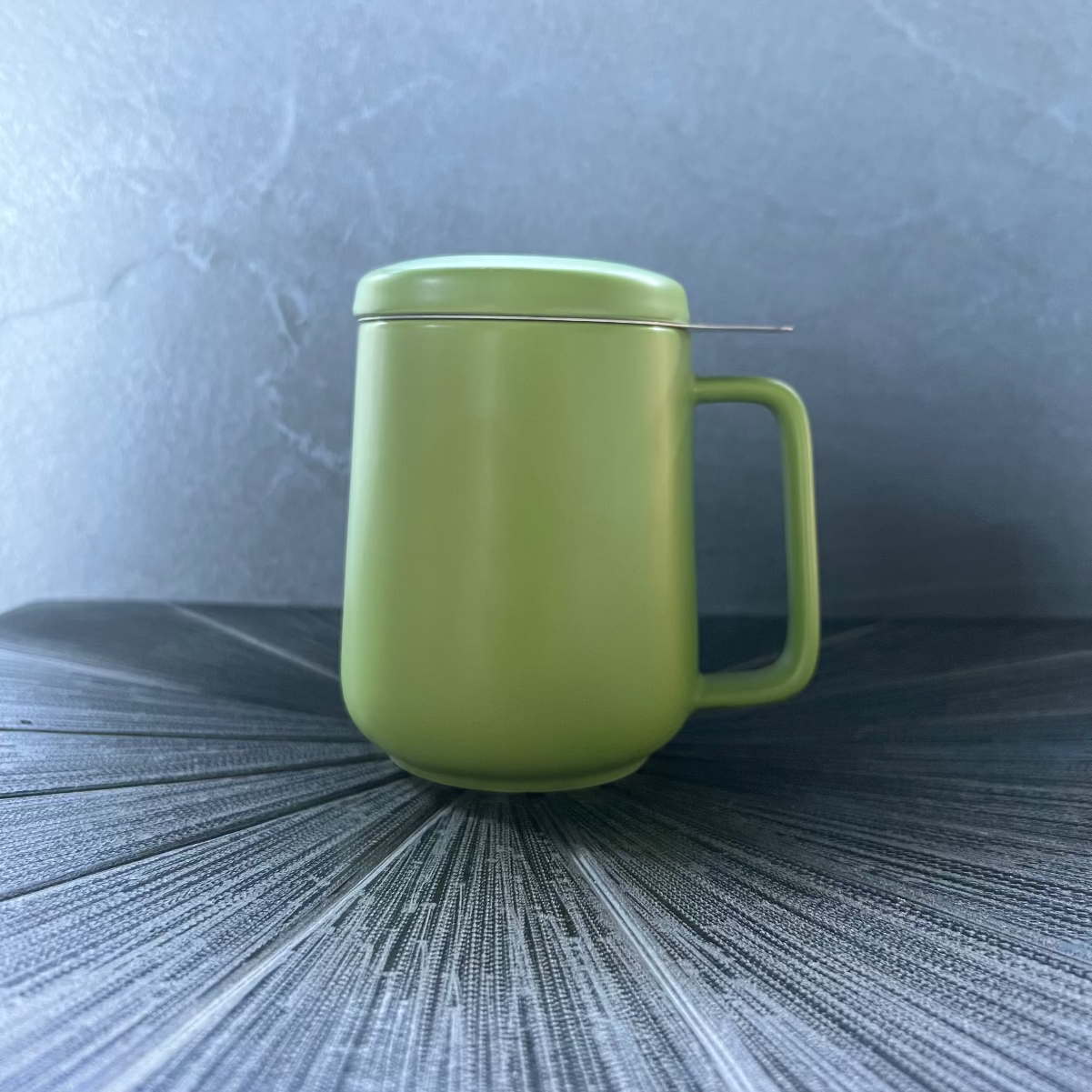 Peak Green Infuser Tea Mug