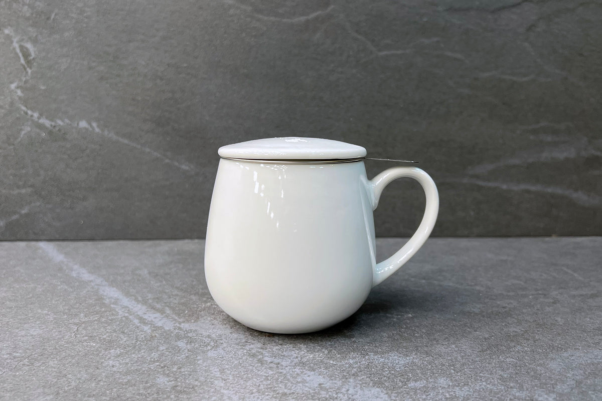 Pure White Infuser Mug 0.42L